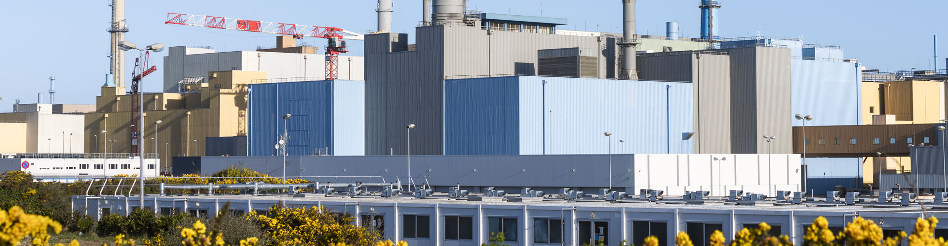 View of Orano la Hague plant, France