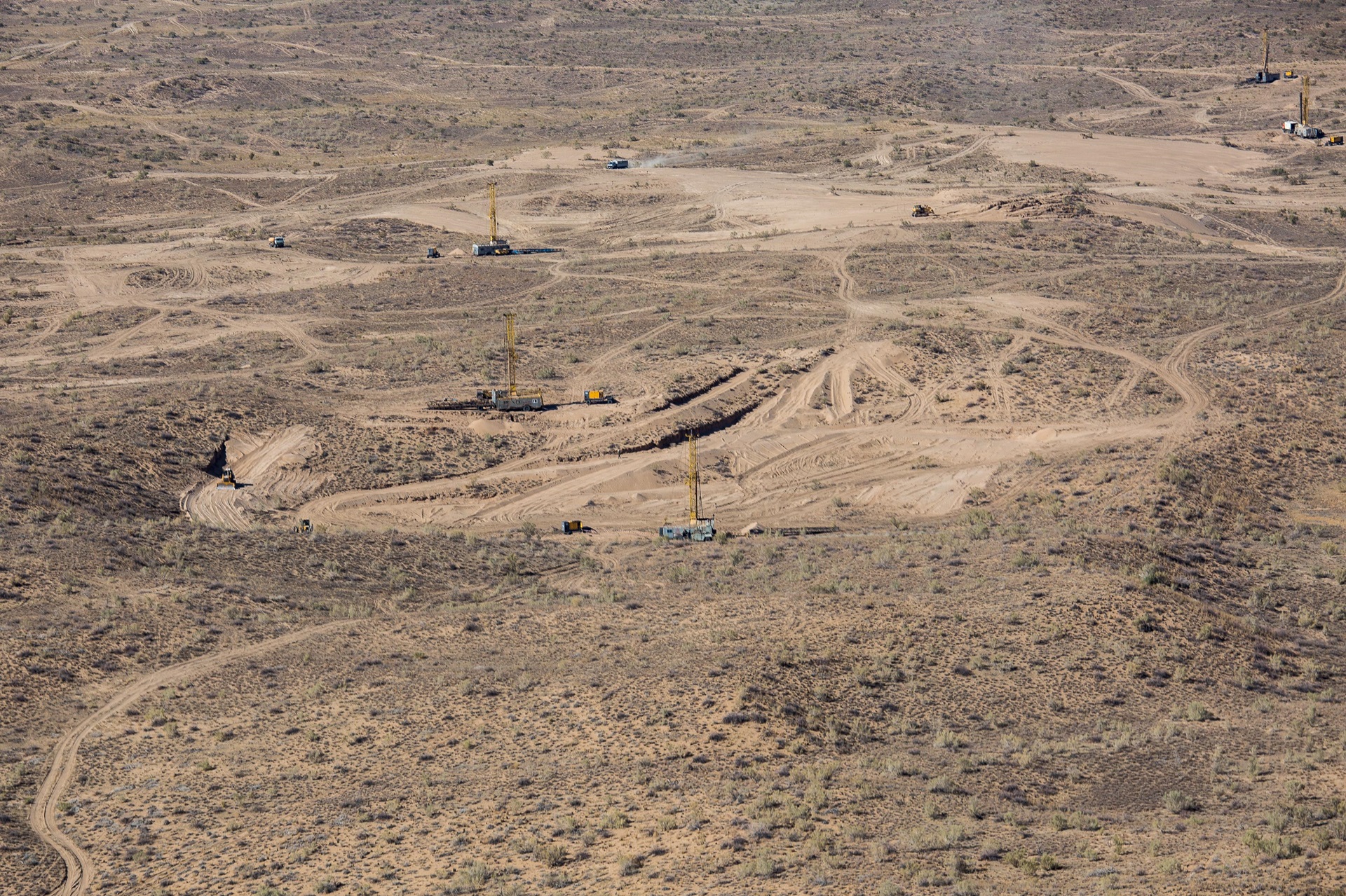 Activité de forage, site de Tortkuduk sud, KATCO, Kazakhstan