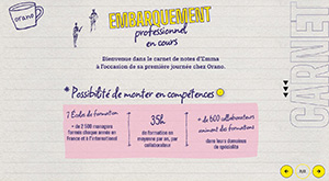 Embarquement professionnel en cours